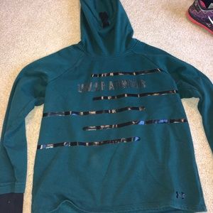 Blue under armor hoodie